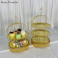 Paukščių narvelio tortų stovas